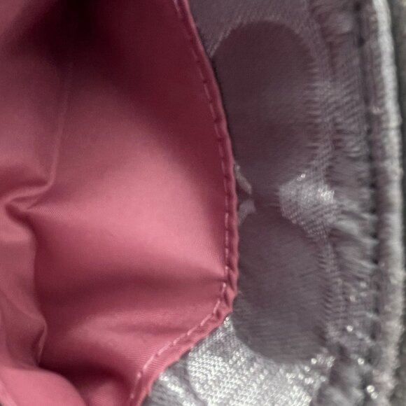 Coach Mini Skinny MADISON Signature ID Case Wallet Key Chain - Silver - Picture 5 of 12